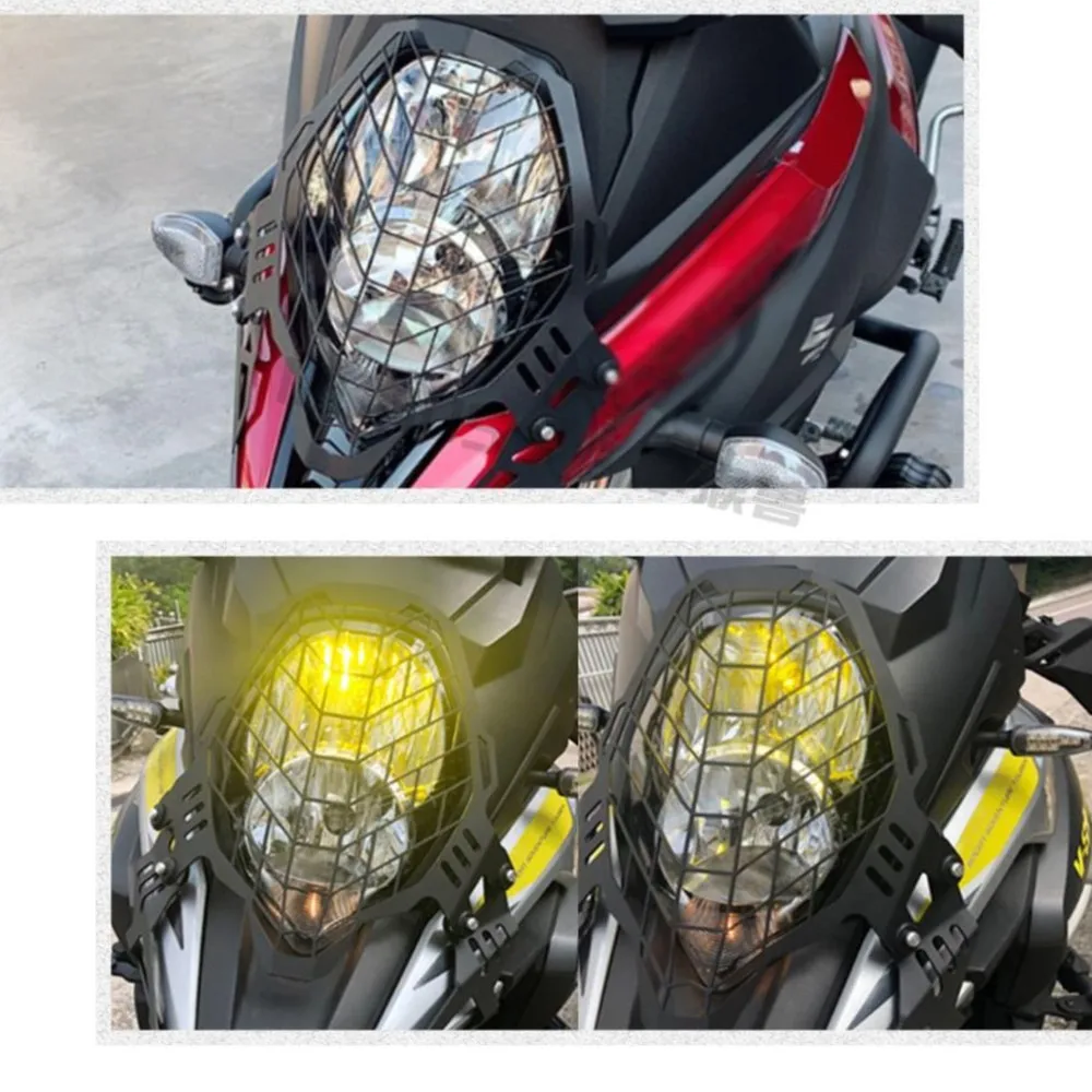 

FOR SUZUKI V-STORM 1000 2017-2021 2020 2019 Headlight Guard Grill Protector Cover V-STORM1000 Headlight Protector cover grill