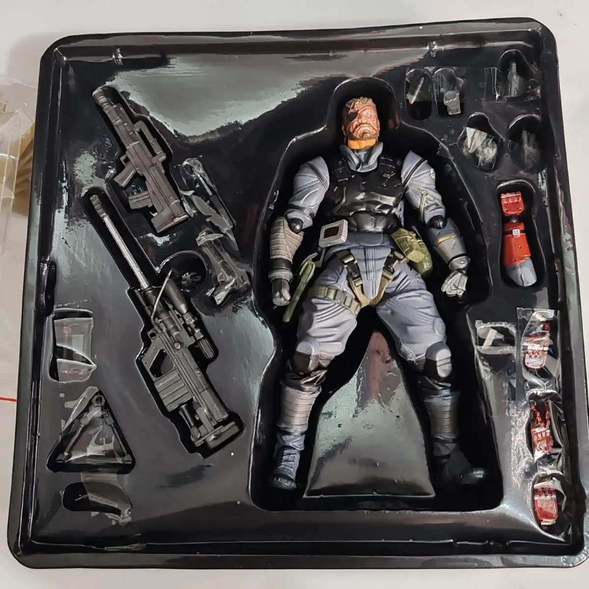 Figura de serpiente Venom, engranaje de Metal, figura de acción sólida Vulcanlog 004, figura de serpiente castigada, modelo de Pvc, estatua, juguetes coleccionables, regalos