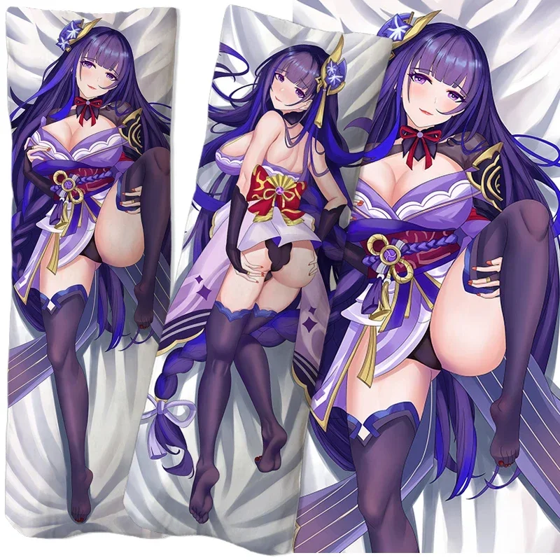 

Аниме игра Genshin Impact Raiden Shogun Ningguang Lisa Rosaria Dakimakura наволочка обнимающая подушка для тела