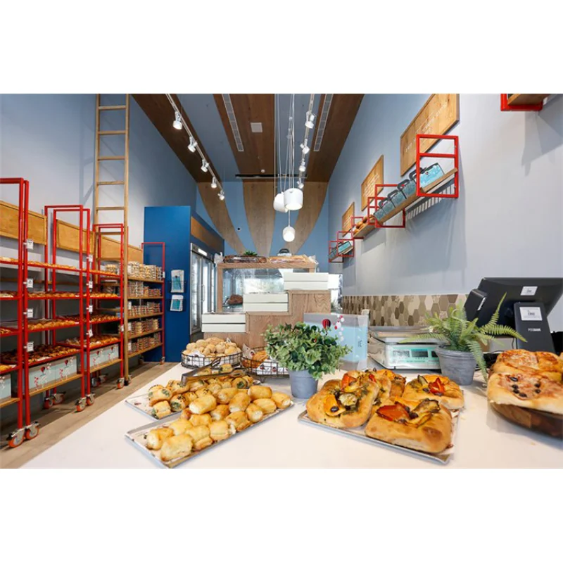 custom.Customized Modern Bakery Interior Layout Design Bread Shop Display Cases Cabinet Design Offices Bakery
