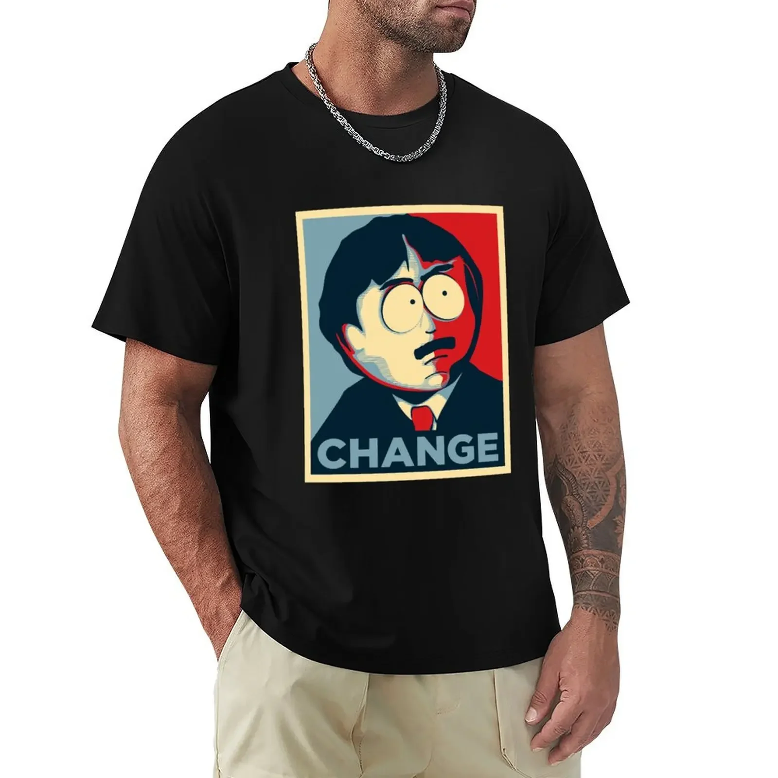 

Randy Marsh Change T-shirt plus size tops boys animal print vintage clothes sweat shirts, men