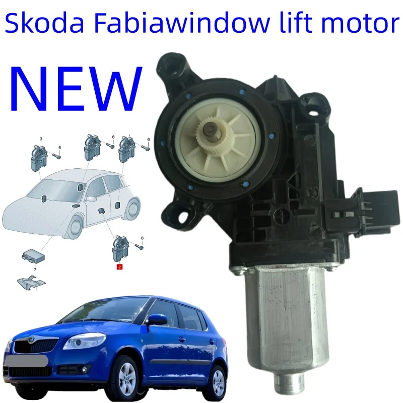 NEW window lift motor window lift motor Applicable to Skoda  Fabia Roomster 6Q2959801E 6Q2959801F 6Q2959802H 6Q2959802F