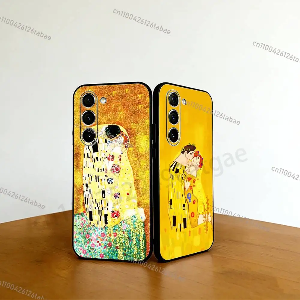HOTThe Kiss Gustav Klimt Phone Case For Samsung GalaxyA53,51,72,73,31,30,42 Soft Silicone Phone Protective Case