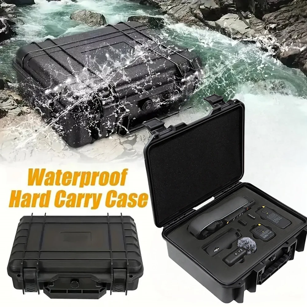 Compatible with DJI OSMO Pocket 3 explosion-proof case, multi-functional portable waterproof case