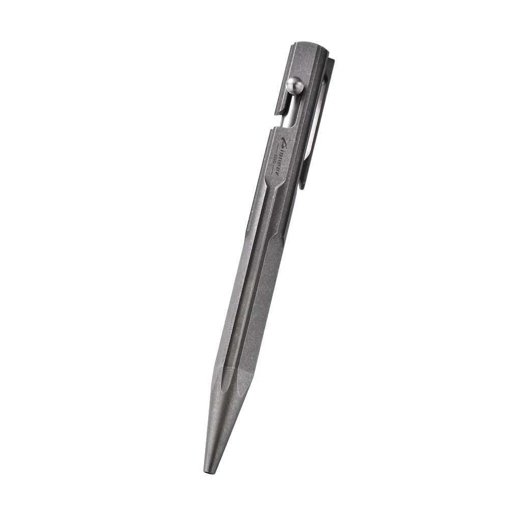 Titanium Pen Multi-functional Lightweight EDC Grade Titanium Alloy Pen New Tactical Bolt Action Design ZSB018