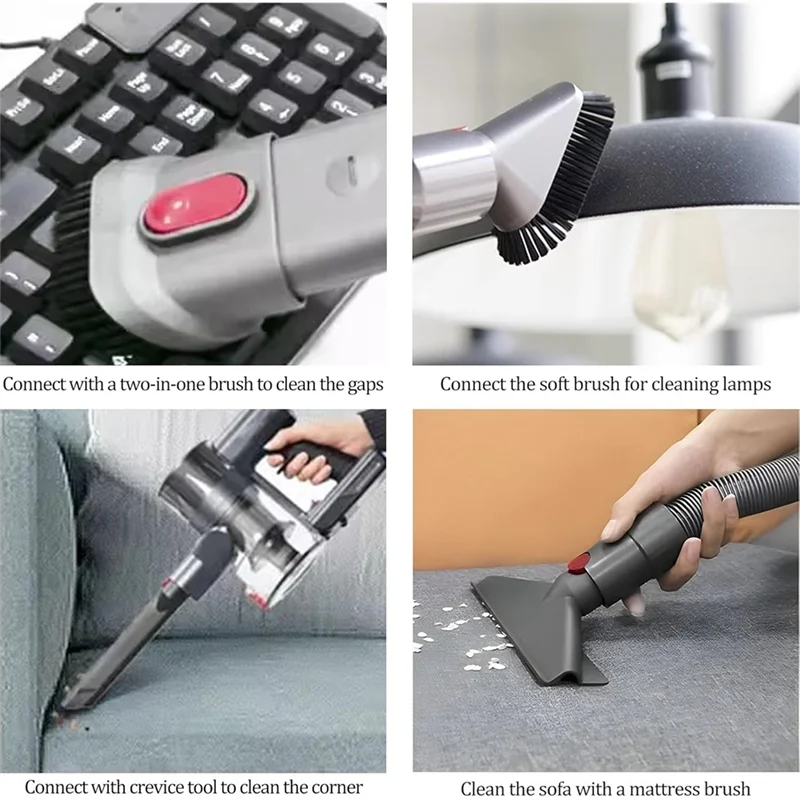 Комплект аксессуаров BAAM, сменные щетки, инструменты, набор насадок для Dyson V15 V12 V11 V10 V7 V8, беспроводной пылесос