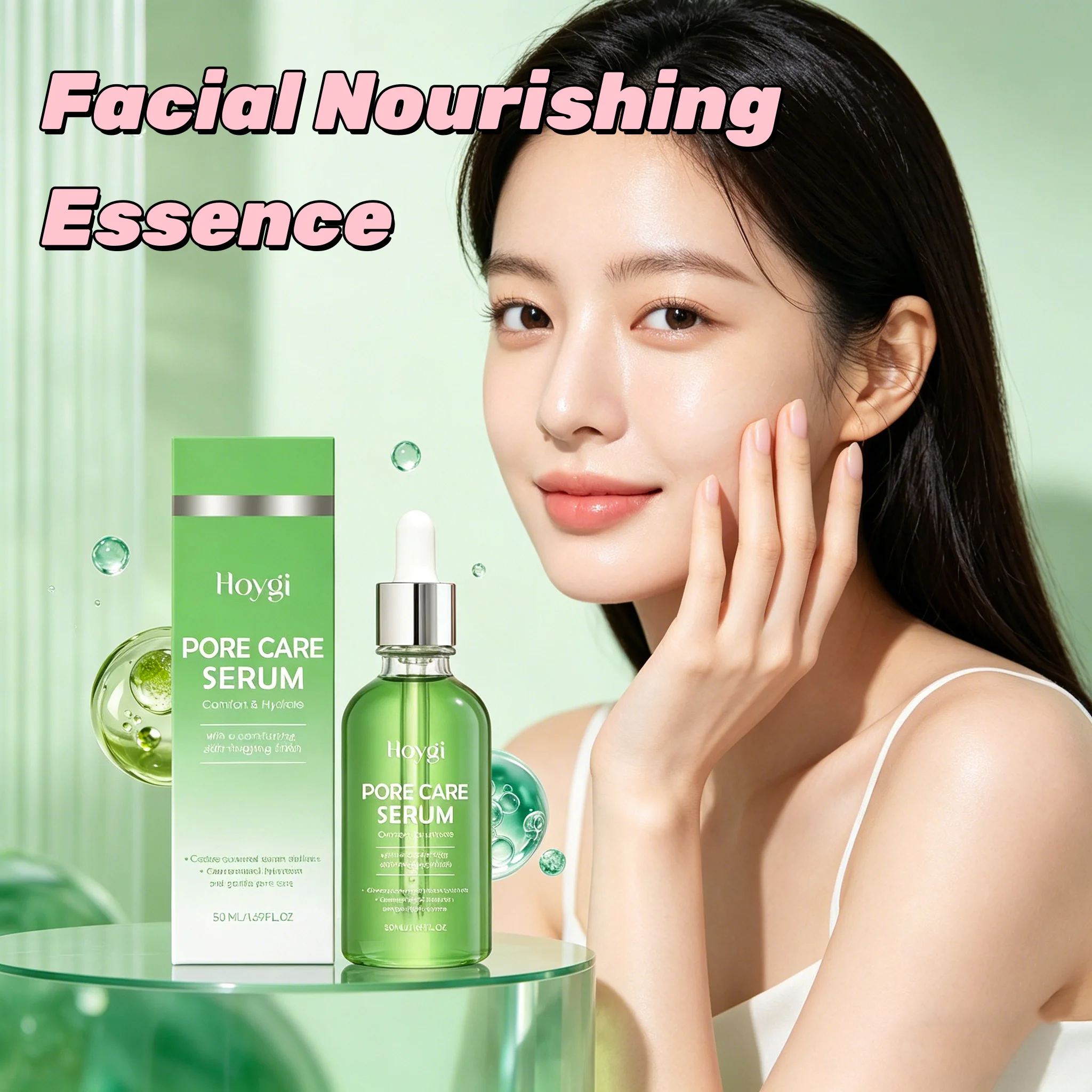 

HOYGI Facial Nourish Essence Deep Hydration Shrink Pores Firm Skin Brighten Skin Tone Reduce Fine Lines Facial Soothing Essence