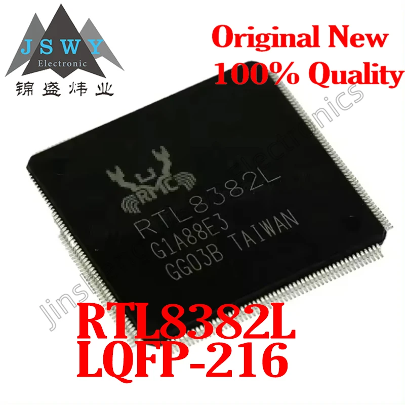 

(1/5Piece) RTL8382L-VB-CG RTL8382LVBCG QFP216 Ethernet Transceiver Chip 100% Brand New and Original Ships Fast!