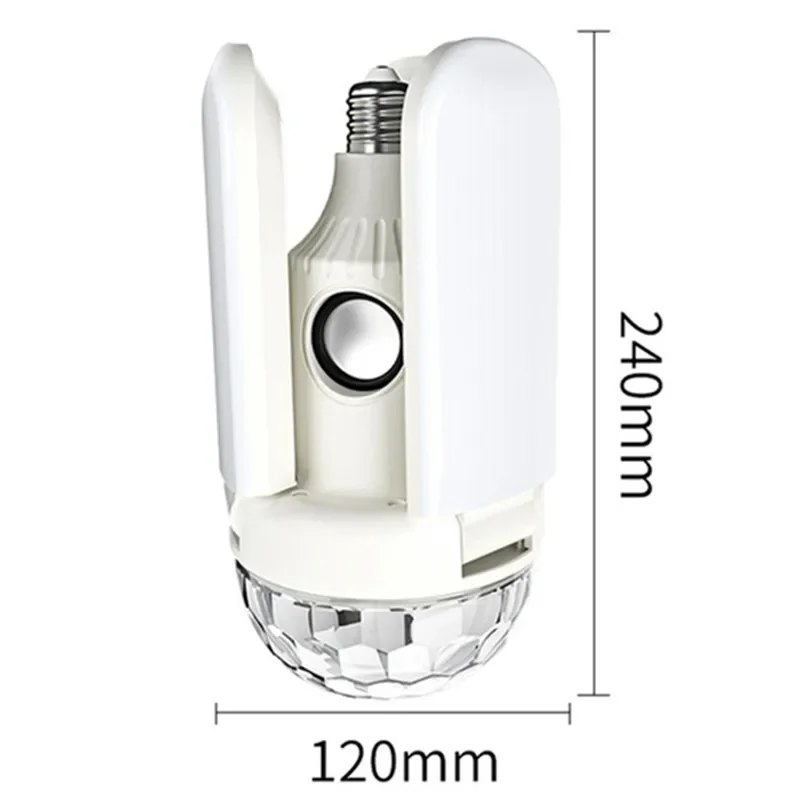 Interfaz E27, Control remoto, luces coloridas, Altavoz de música Bluetooth, teléfono móvil, Audio inalámbrico, reproducción de sonido, iluminación de bola mágica