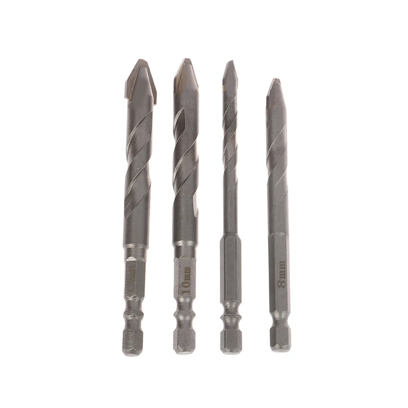 6-12mmFor Glass Concrete Ceramic Tile Hole Opener, Tungsten Carbide Hard Alloy Bits Set Tool