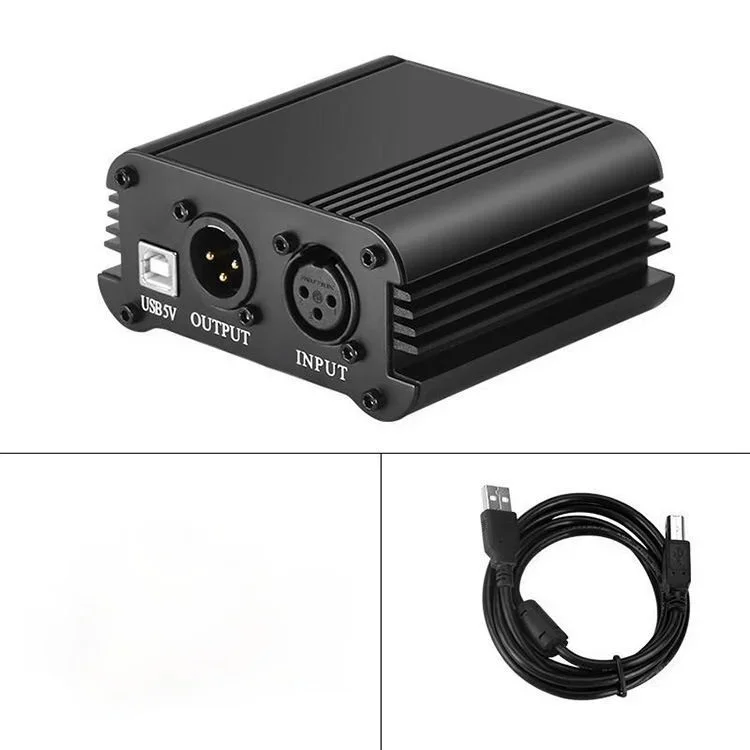 48V Phantom Power Supply for Condenser Microphones