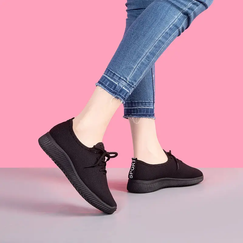 Comemore Tenis Feminin Women Sneakers Ladies Sports Black Shoes Trainers Casual Shoe Woman Baskets Cheap Femme Dames Black Mujer