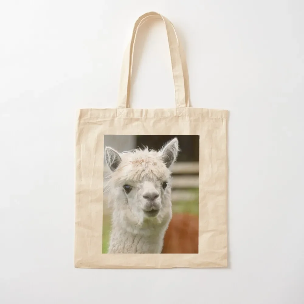 

A Soft Kiss Please - Alpaca - NZ Tote Bag canvas tote bags custom tote