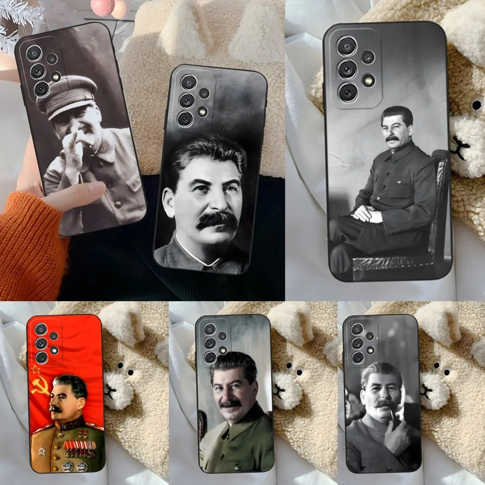 Russian Commander Stalin Phone Case for Sumsung Galaxy S24 S23 S22 S21 S20 A24 A34 A54 A53 N20 M54 Fe Plus Ultra Cover