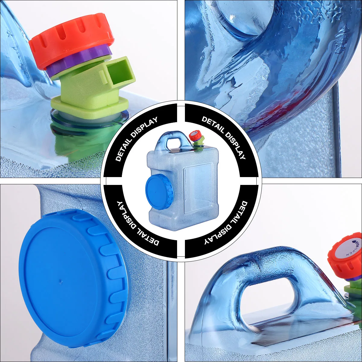 

Emergency Car Water Bucket Container Mineral PC Material No. 7 Products Plastic