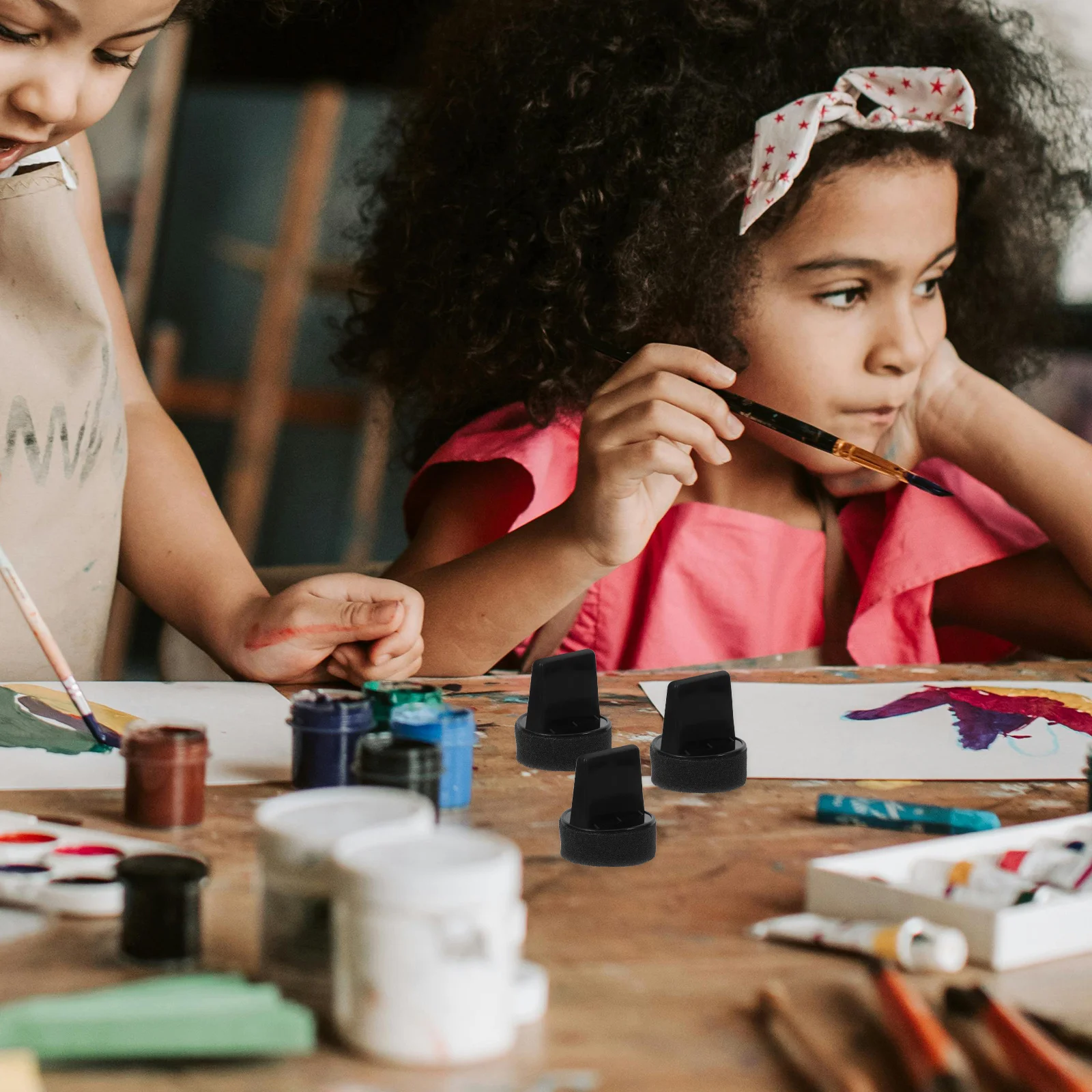 

8Pcs Multipurpose Round Sponge Brushes Reusable Painting Sponges for DIY Art Craft Furniture Care Pottery Cleaning