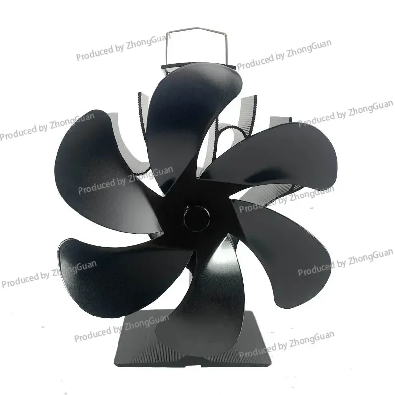 LT409 Thermal Power Fireplace Fan Stove Fan No Power Supply Self-Start High Temperature Resistance