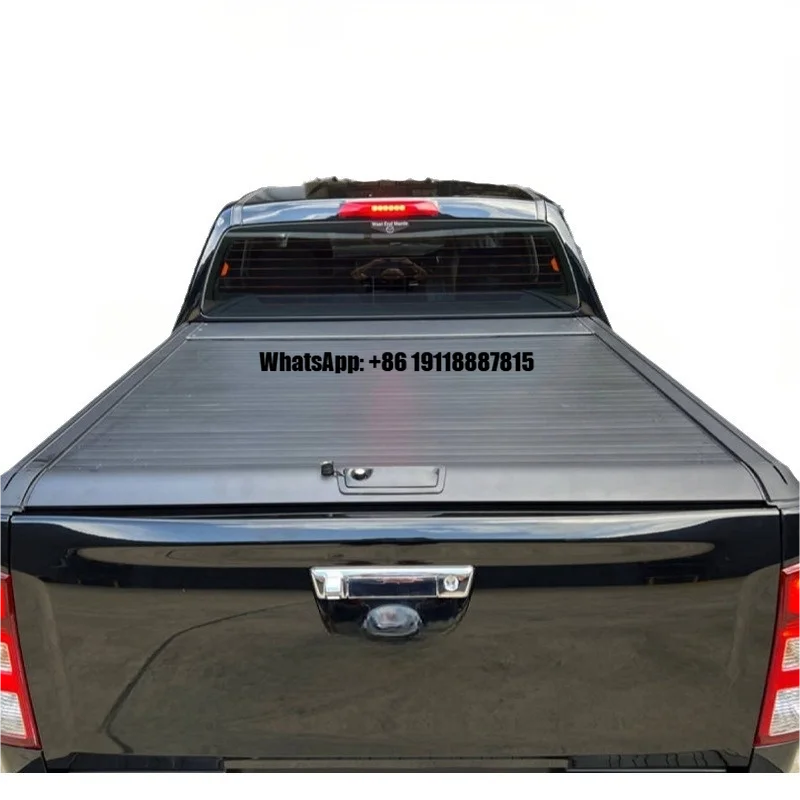 

Manual Operated Aluminum Tonneau Cover for Mitsubishi MUSSO Pickup Truck Roller Lid Trunk Sliding Flat Lid Manual Roller Lid