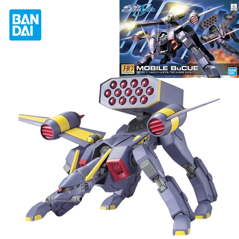 

Bandai Original Gundam Model Kit Anime Figure HG 1/144 R12 SEED BuCUE Action Figures Collectible Ornaments Toys Gifts for Kids