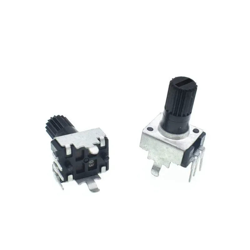 20PCS Adjustable Resistance Potentiometer RV09 1K 2K 5K 10K 20K 50K 100K 102 202 502 103 203 503 Vertical 12.5mm Handle Length