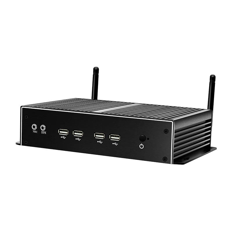Inter I3-8145U I5-8257U Mini PC industriale Supporto computer Linux Pfsense con 4xUSB2.0 4xUSB3.0 6xRS485 1xHDMI Windows10 Ready