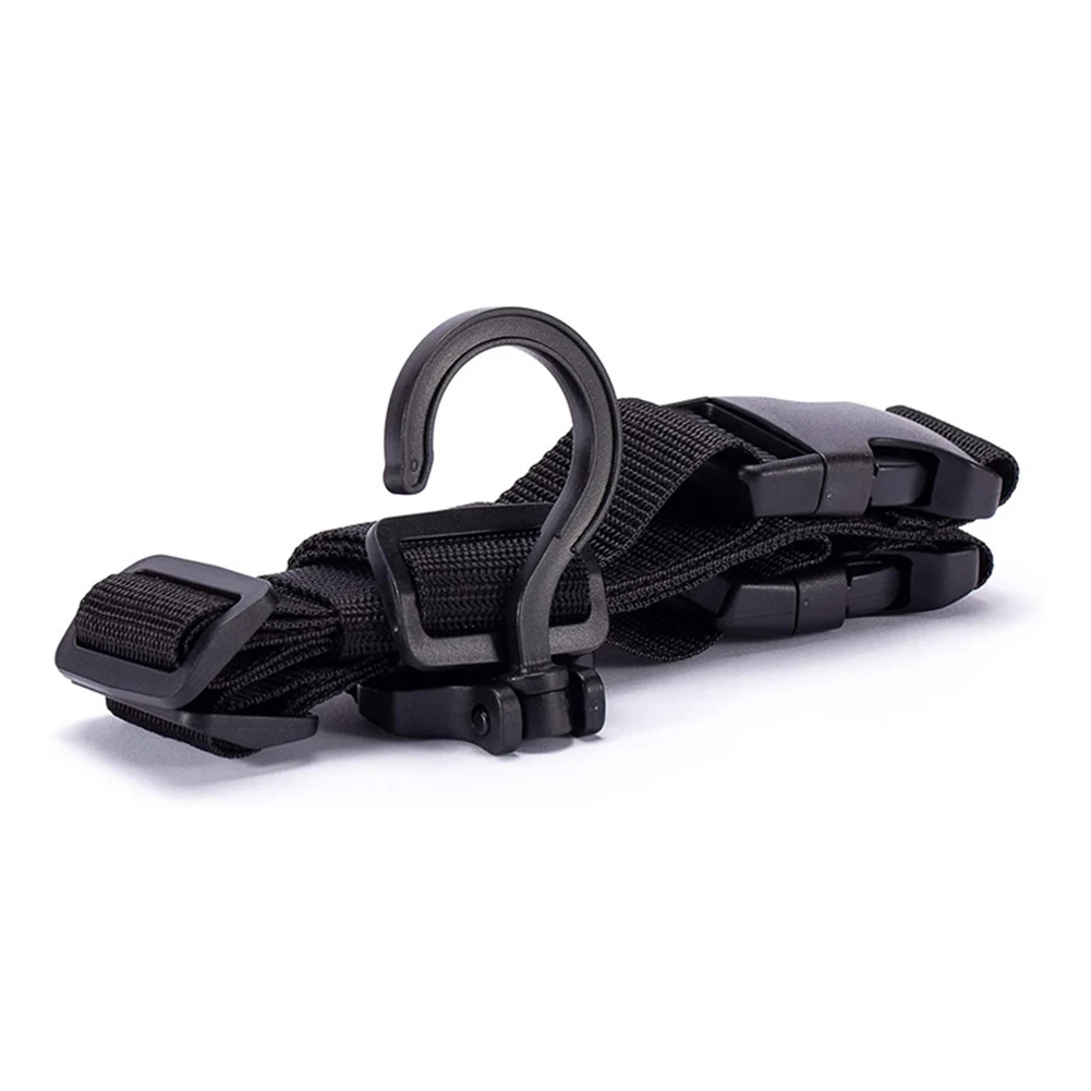 Fishing Wader Boots Hanger Rain Shoes Hanger Strap Belt Drying Rack/Storage Winter Fishing Accessories Adjustable Strap Black