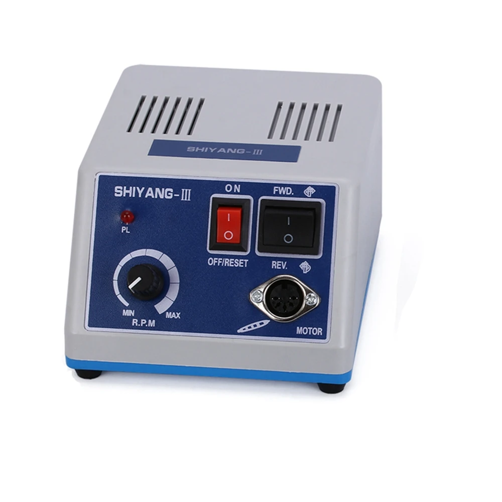 JUMTOP Dental N3 Lab Micromotor Machine, Polishing Low Speed Contra Angle Handpiece, 35000 RPM E-type Electric Motor