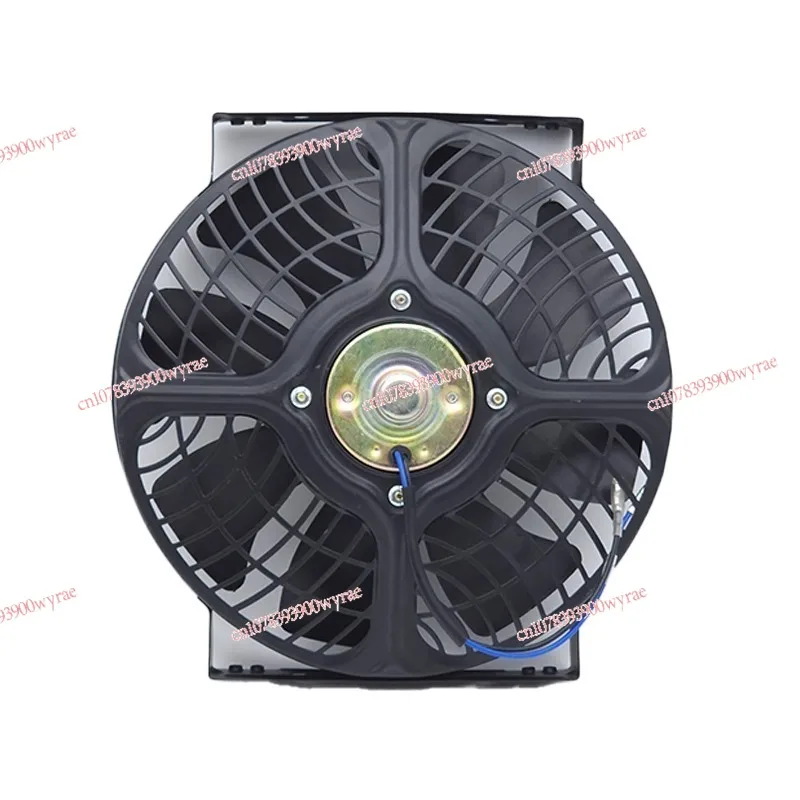 24V electric parking air conditioner special electronic fan 12v pure copper coil high power air conditioner cooling fan