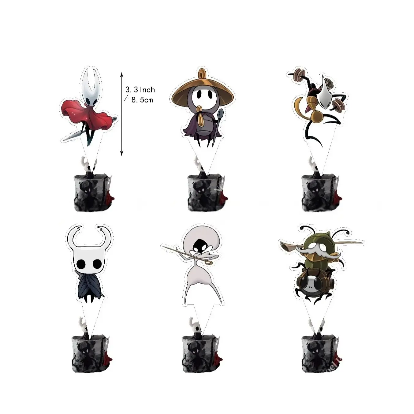 Hollow Knight Thema Hornet Der Ritter Zote der Mächtige Geburtstagsparty Deko Happy Birthday Banner Ballons Tortendekoration – Detail 3