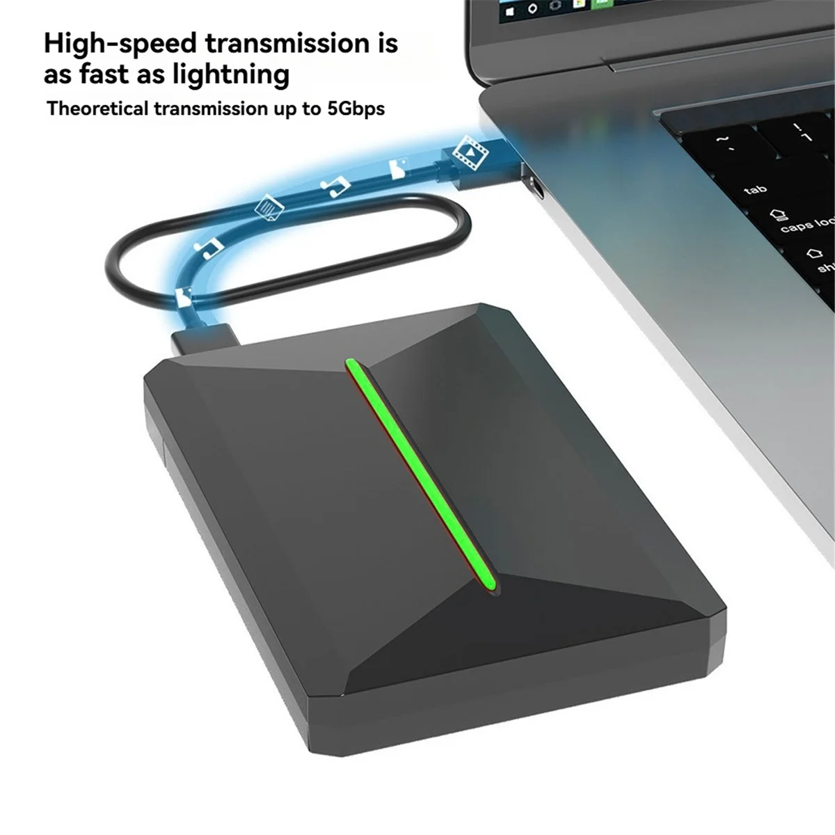 Hot! USB3.1 SATA 2.5 Inch SSD Case Laptap External SSD/HDD Case for Windows/Mas Os/Linux