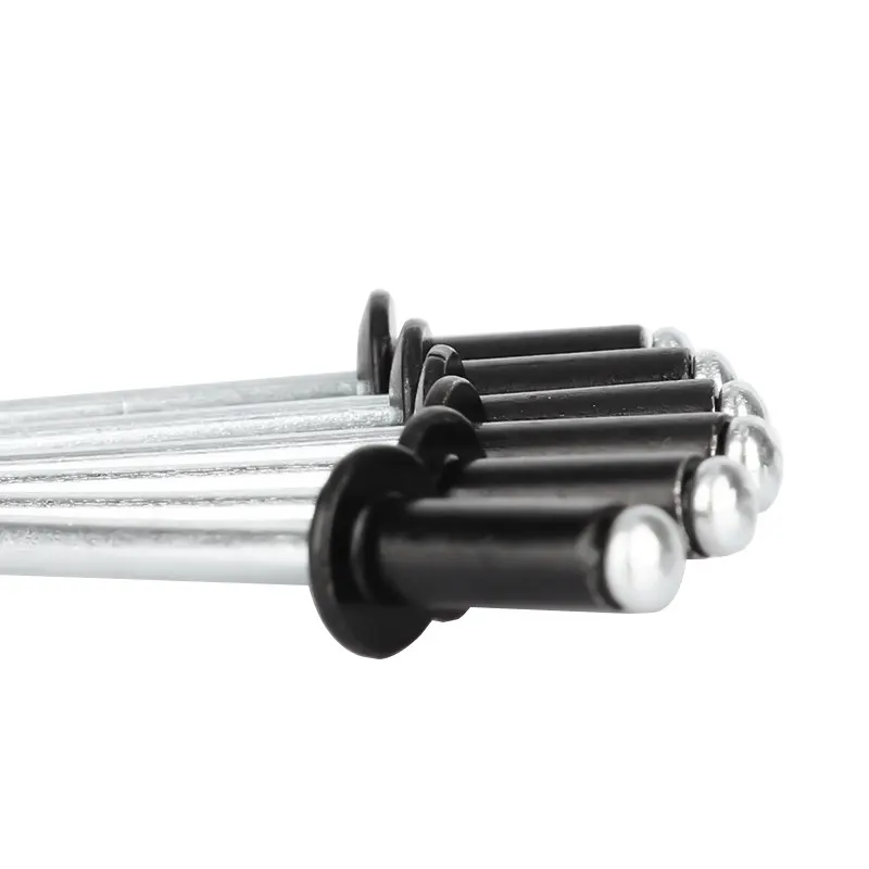 Black Aluminum Core Rivet M2.4 M2.8 M3 M3.2 M3.6 M4 M5 M6 M6.4 Dome Round Head Blind Rivets