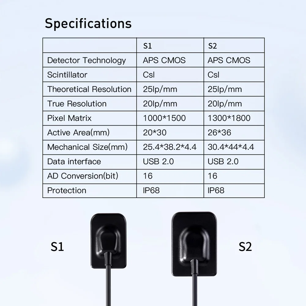 AZDENT Dental Sensor Radiovisiograph rentgenowski System obrazowania wewnątrzustnego HD Image Digital Sensor Narzędzia stomatologiczne