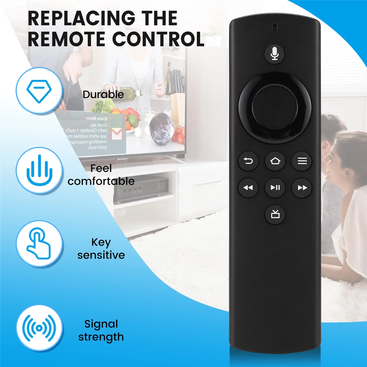 Новая замена голосового пульта дистанционного управления H69A73 для Amazon Fire TV Stick Lite с голосовым пультом дистанционного управления