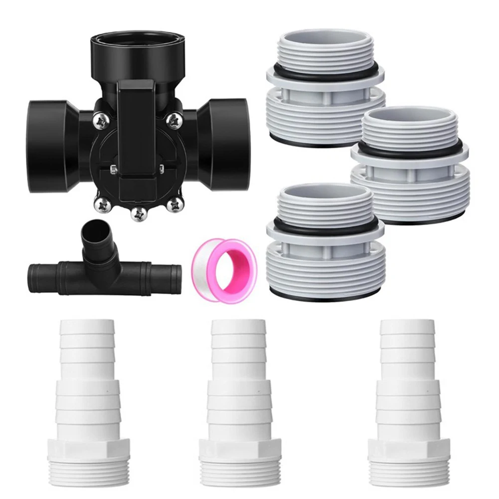 

1.5 Inch Pool Valve 3 Way Pool Valve Easy Disassembly Long-lasting Performance Safety Ensured Adjustable Stop Function