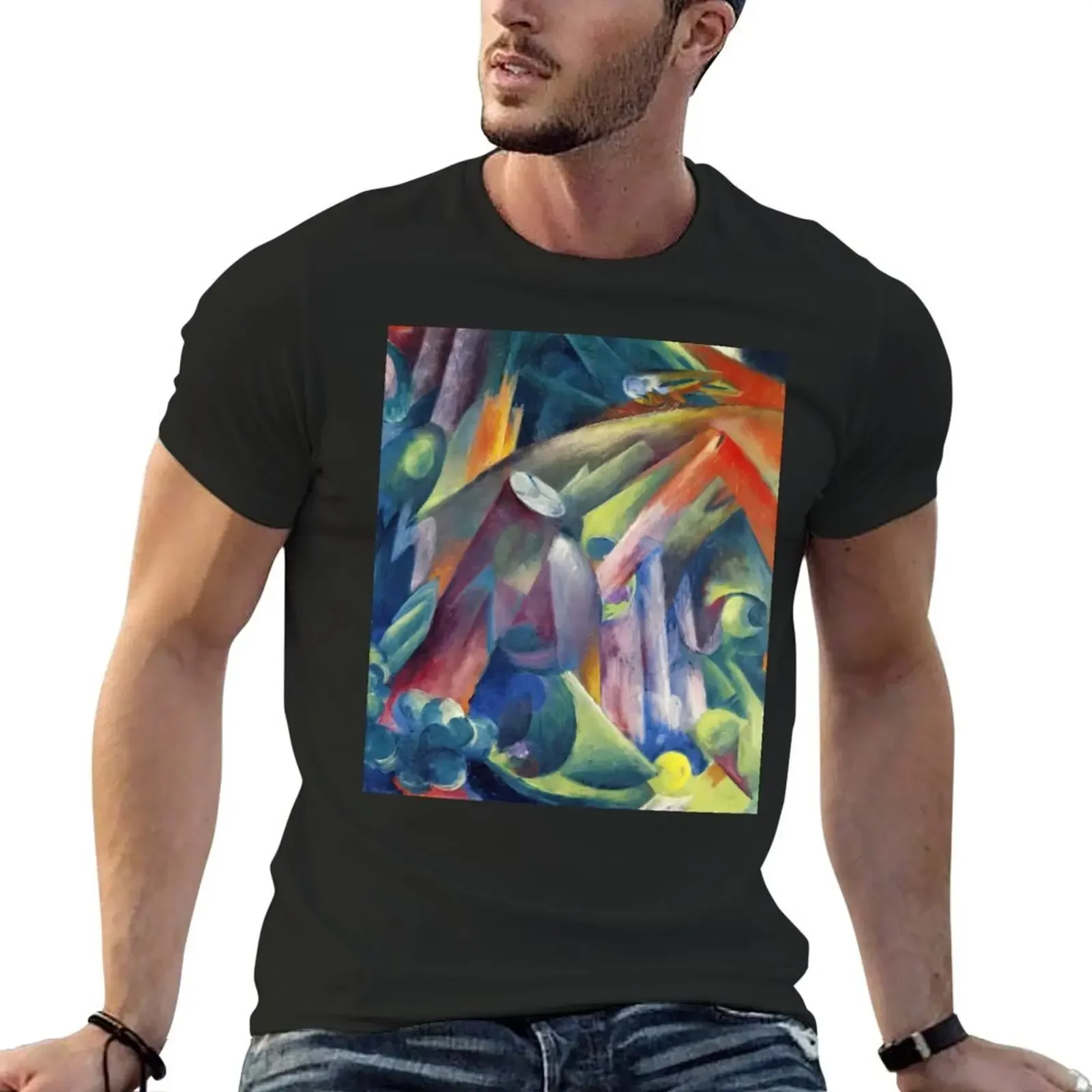 

franz marc T-Shirt anime custom shirt tops rapper graphic tees outfits for men