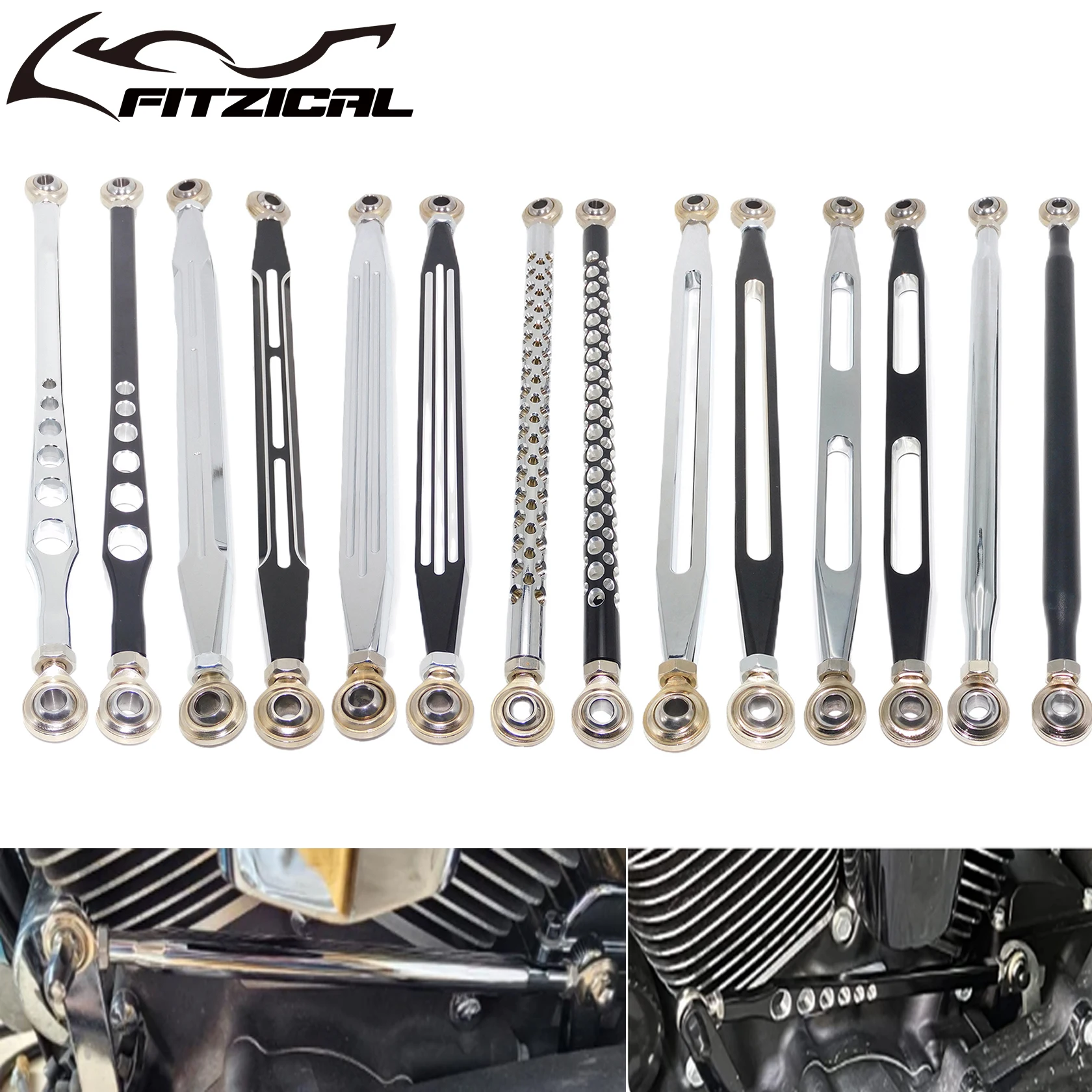 Motorcycle Gear Lever Shift Linkage Shifter For Harley Touring Road King Electra Glide Street Glide Dyna Softail Fat Boy 1986-Up