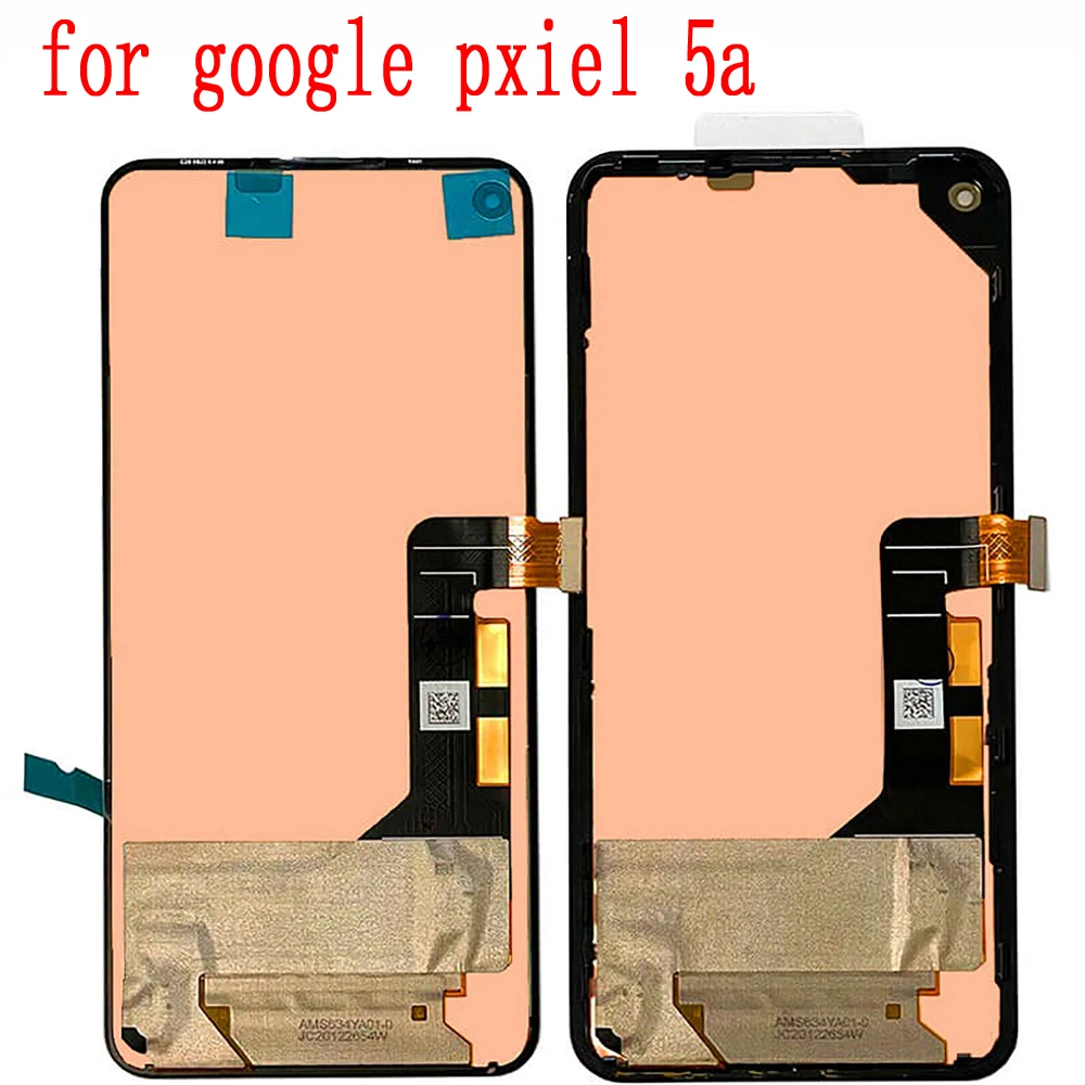 LCD Screen Display For Google Pixel 5a 5G Pixel 5a Display Screen Touch Panel Digitizer For Google Pixel 5 LCD GD1YQ GTT9Q Frame