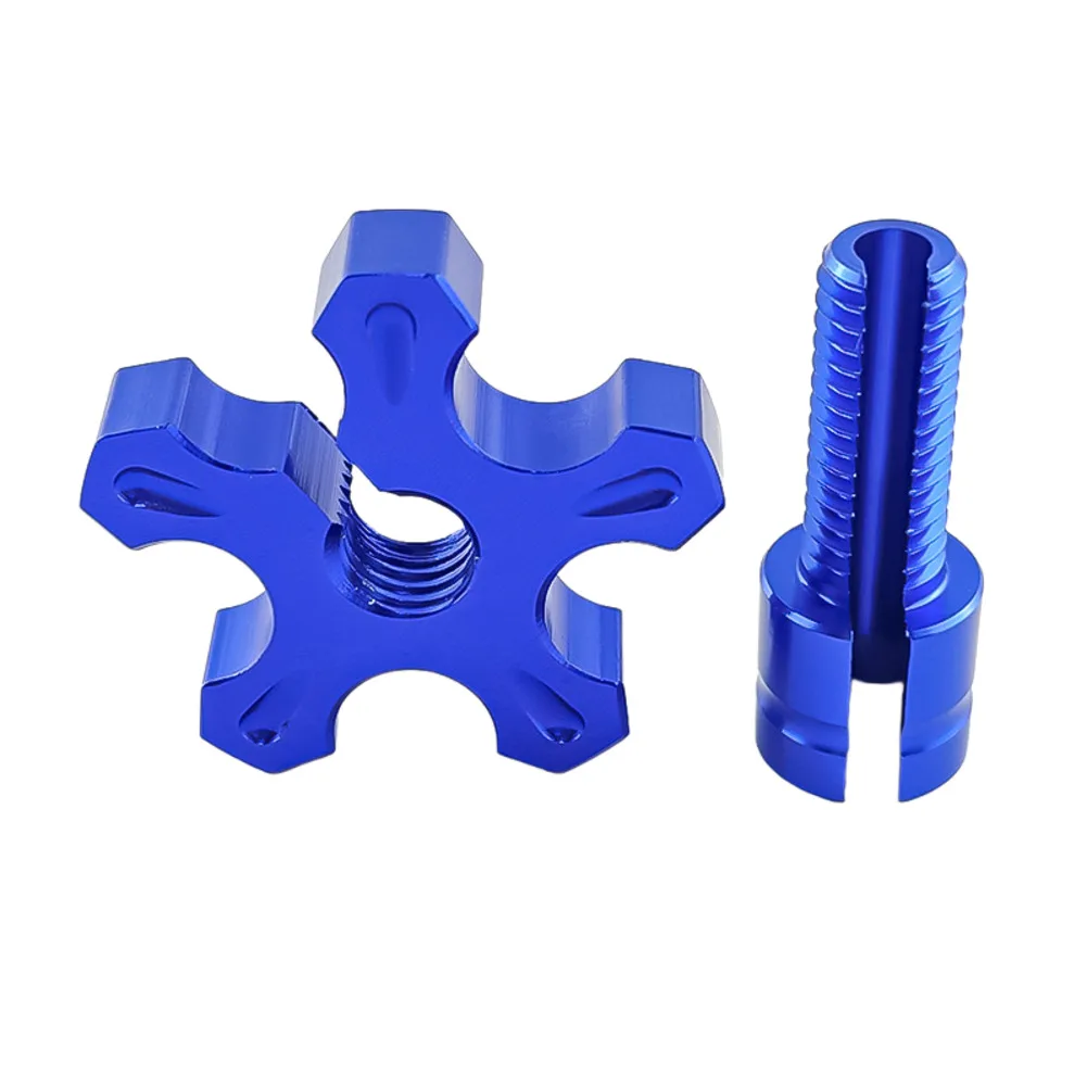 Motorcycle Clutch Brake Lever Cable Wire Adjuster Screw Made from Aluminum Alloy for Enhanced Durability and Compatibility