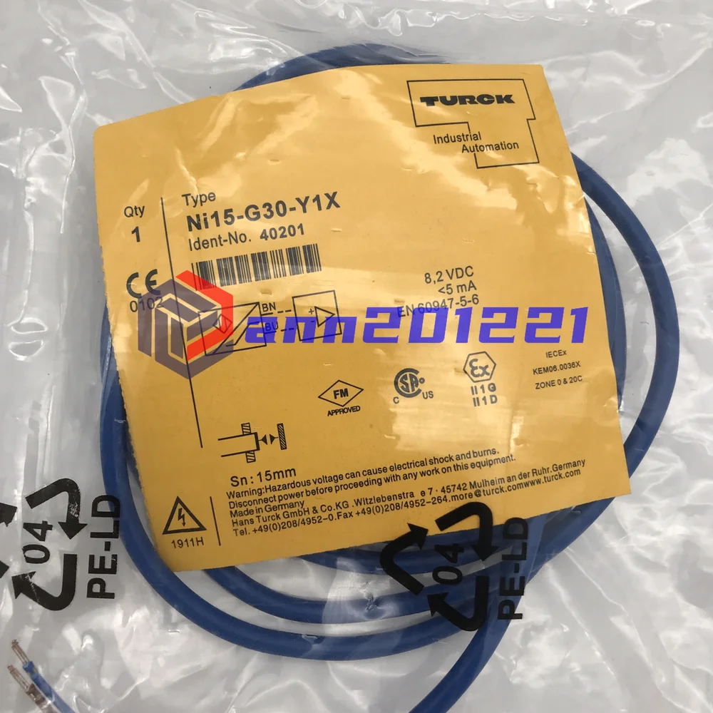 

1pc NEW TURCK NI15-G30-Y1X Proximity switch sensor