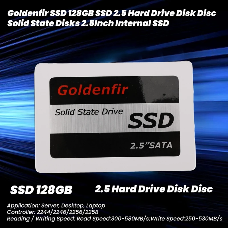 حار TTKK Goldenfir SSD 128GB SSD 2.5 القرص الصلب القرص أقراص الحالة الصلبة 2.5 بوصة SSD داخلي