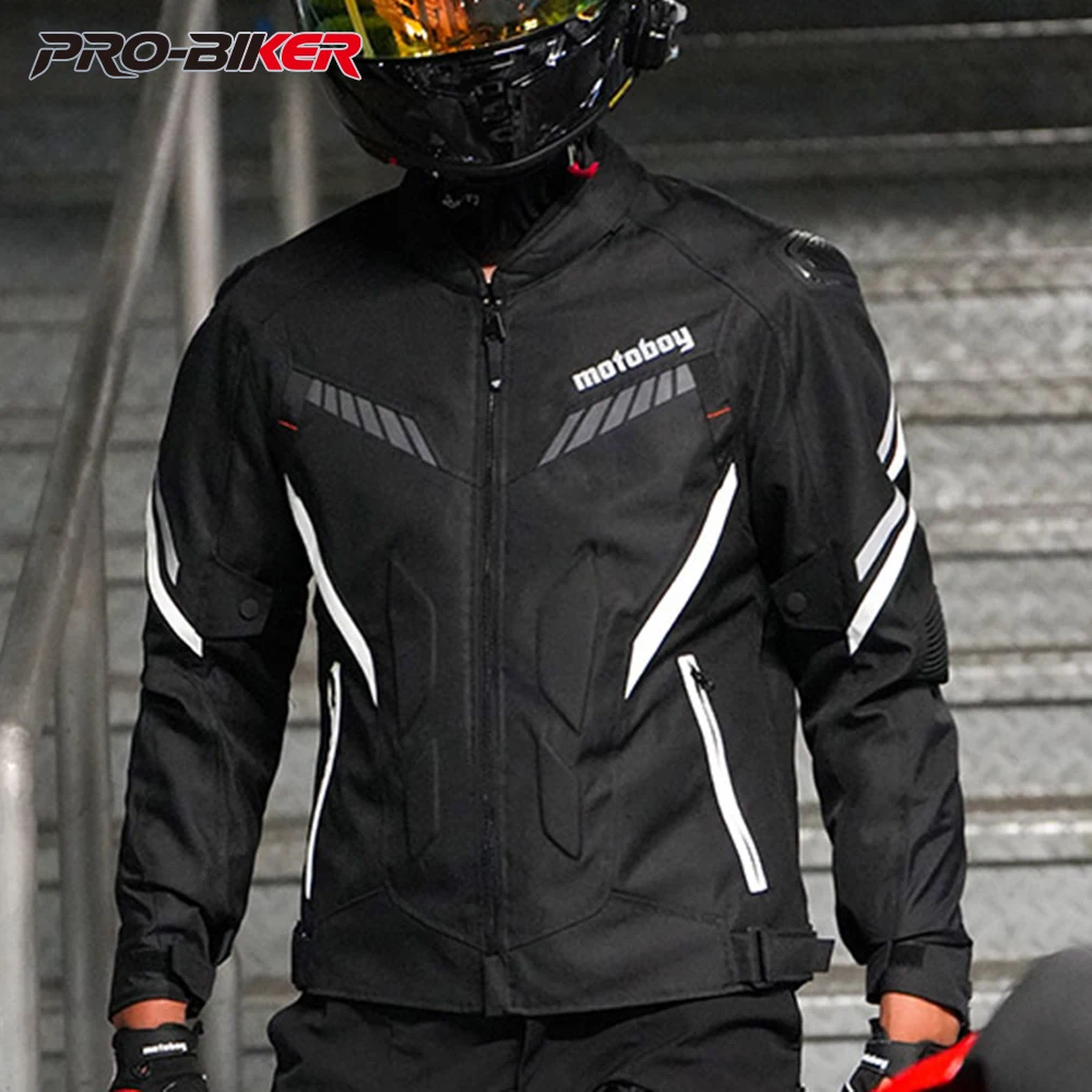 

Winter Motorcycle Wear Men's Waterproof Jacket Motorcycle Anti-Fall Warm Clothing Racing Motorcycle Windproof Jacket Four Season