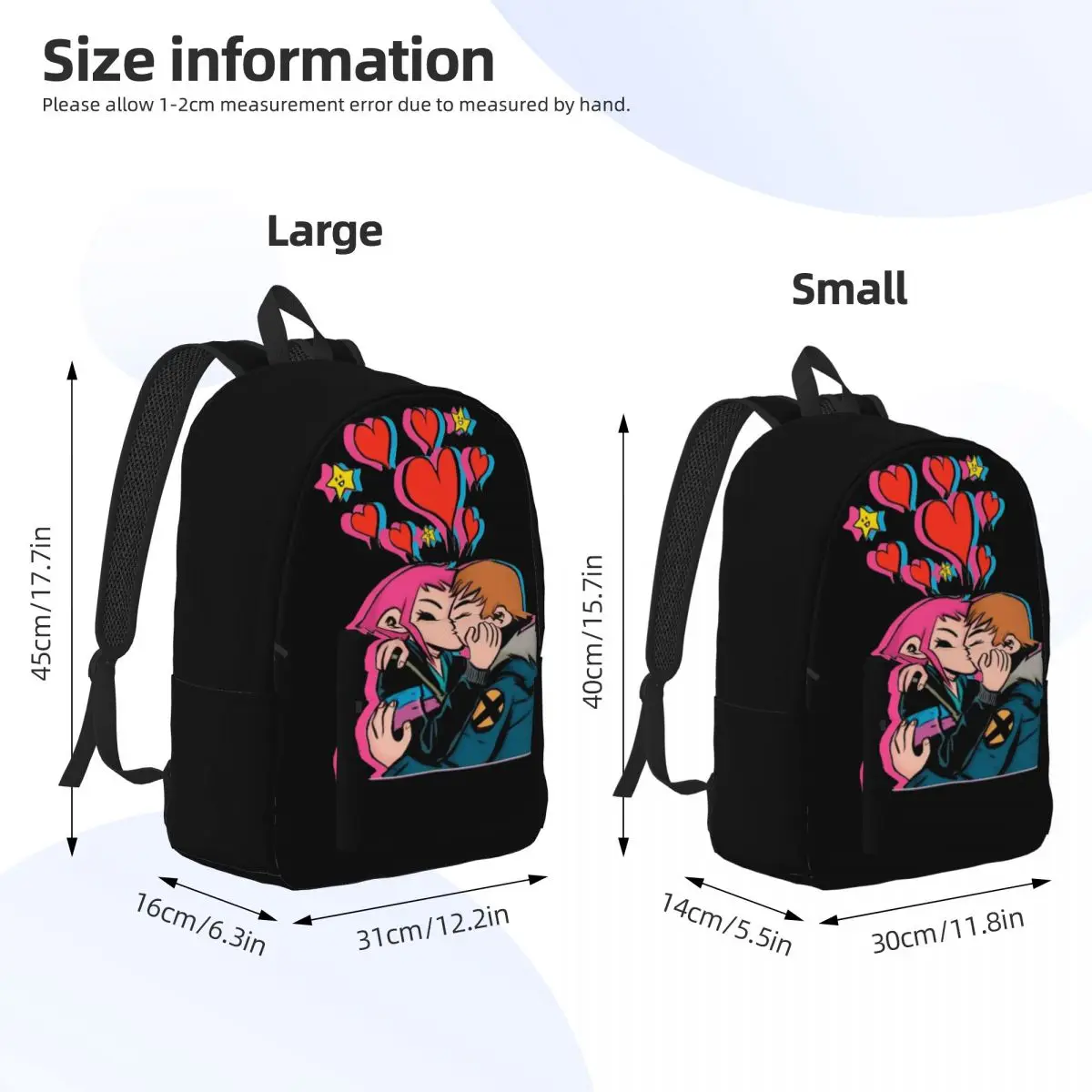 Scott Pilgrim Ramona for Men Women Student School Bookbag Scott Pilgrim vs The World Daypack Elementary High College Travel