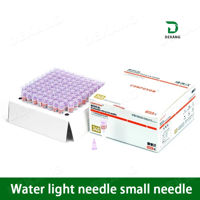 34g Water-Light Needle Small Needle Medical Disposable 1.5/2.5/4mm Microneedles