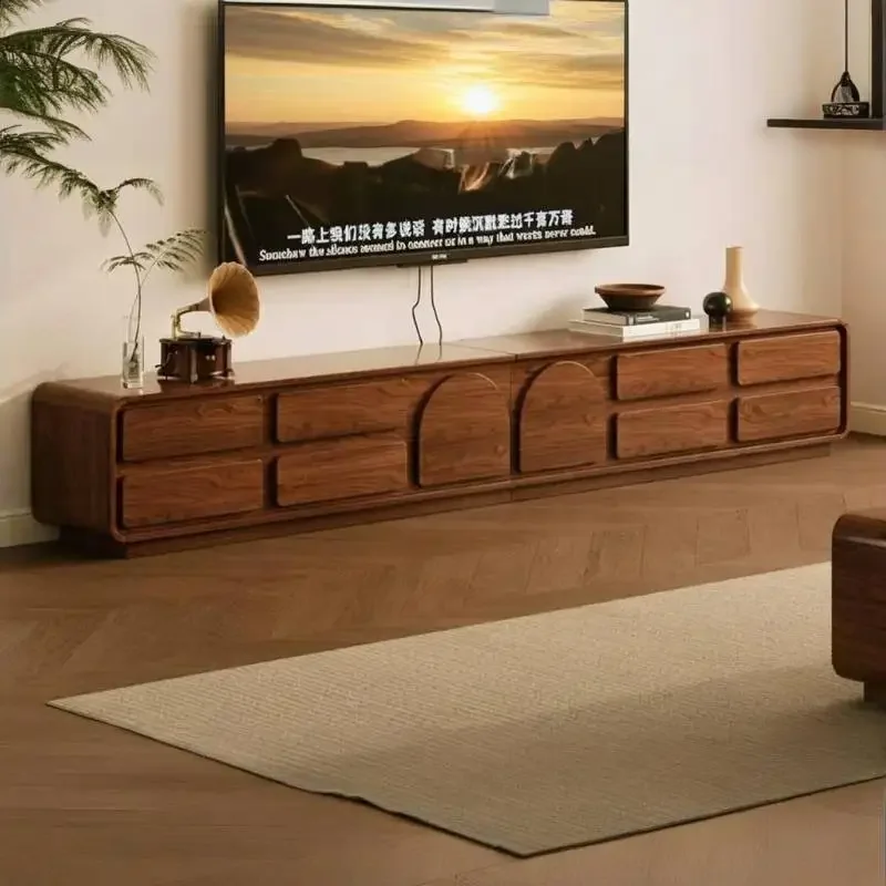 Oak Minimalist Distinctive Tv Cabinet Reliable Rustic Contemporary Versatile Tv Cabinet Meuble Sejour Entertainment Furniture