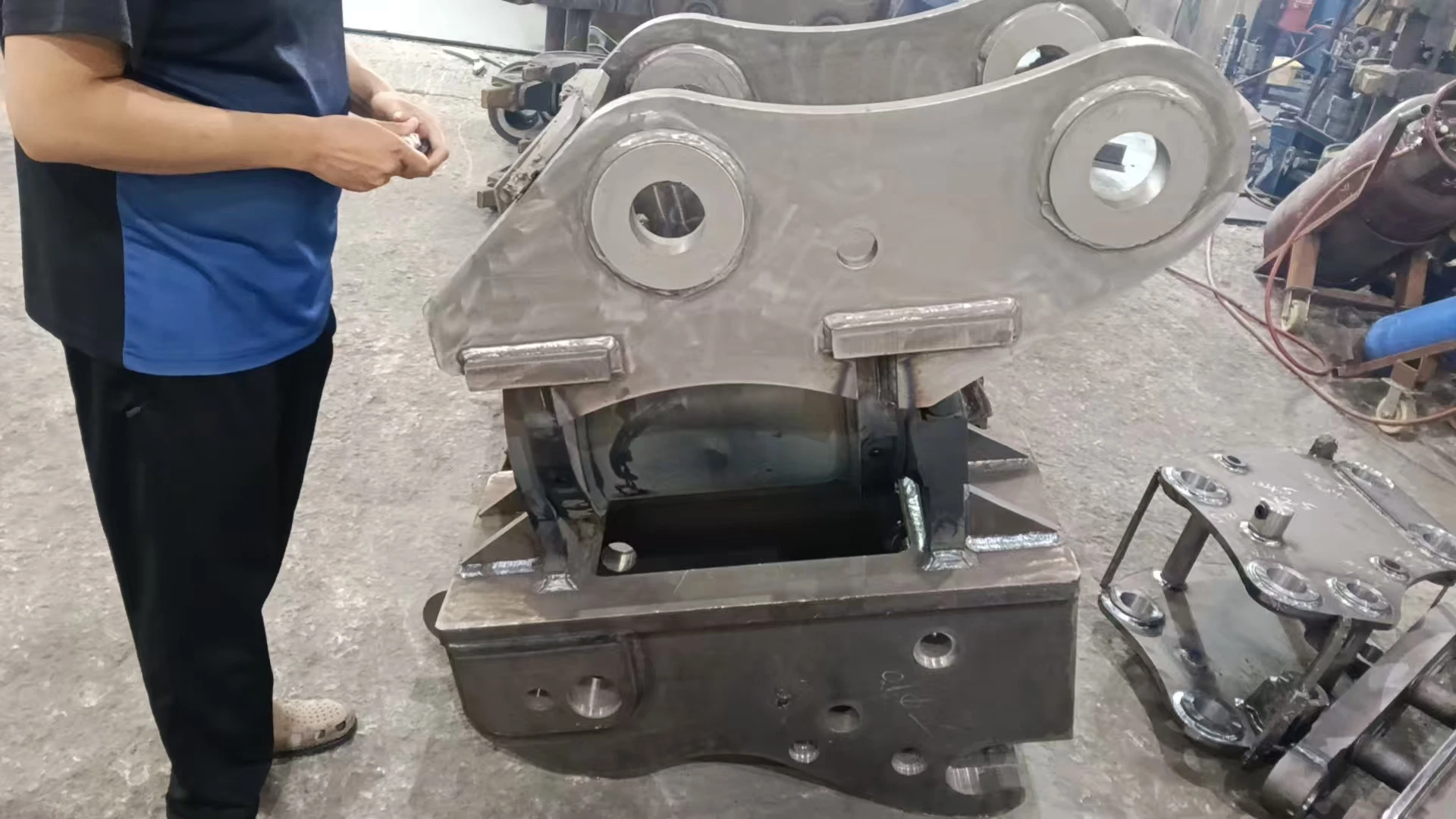 Maßgeschneiderter hydraulischer Bagger Powertilt Double Lock Tilt Quick Attach