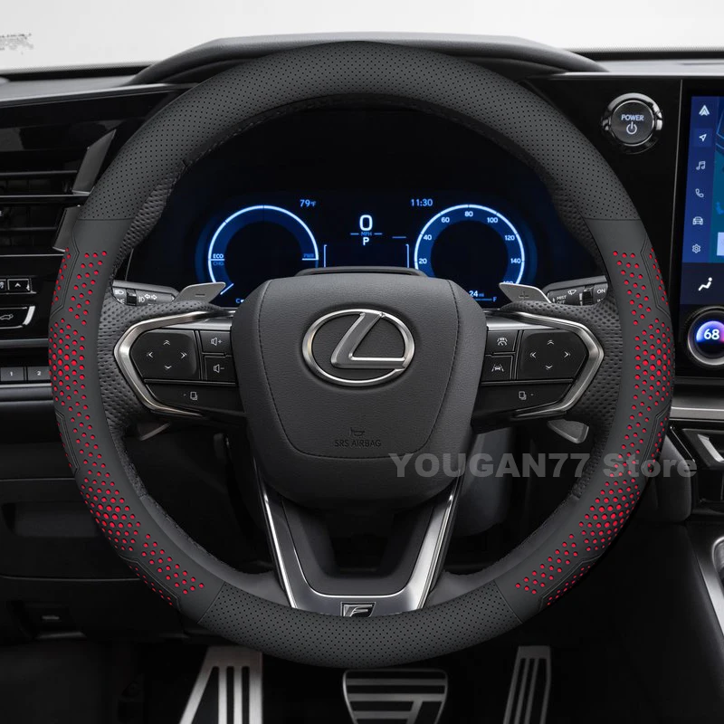 

Car Steering Wheel Cover For ALL New Lexus TX 2024 RS ES UX 2021-2025 Leather Auto Steering Wheel Lexus TX Accessories