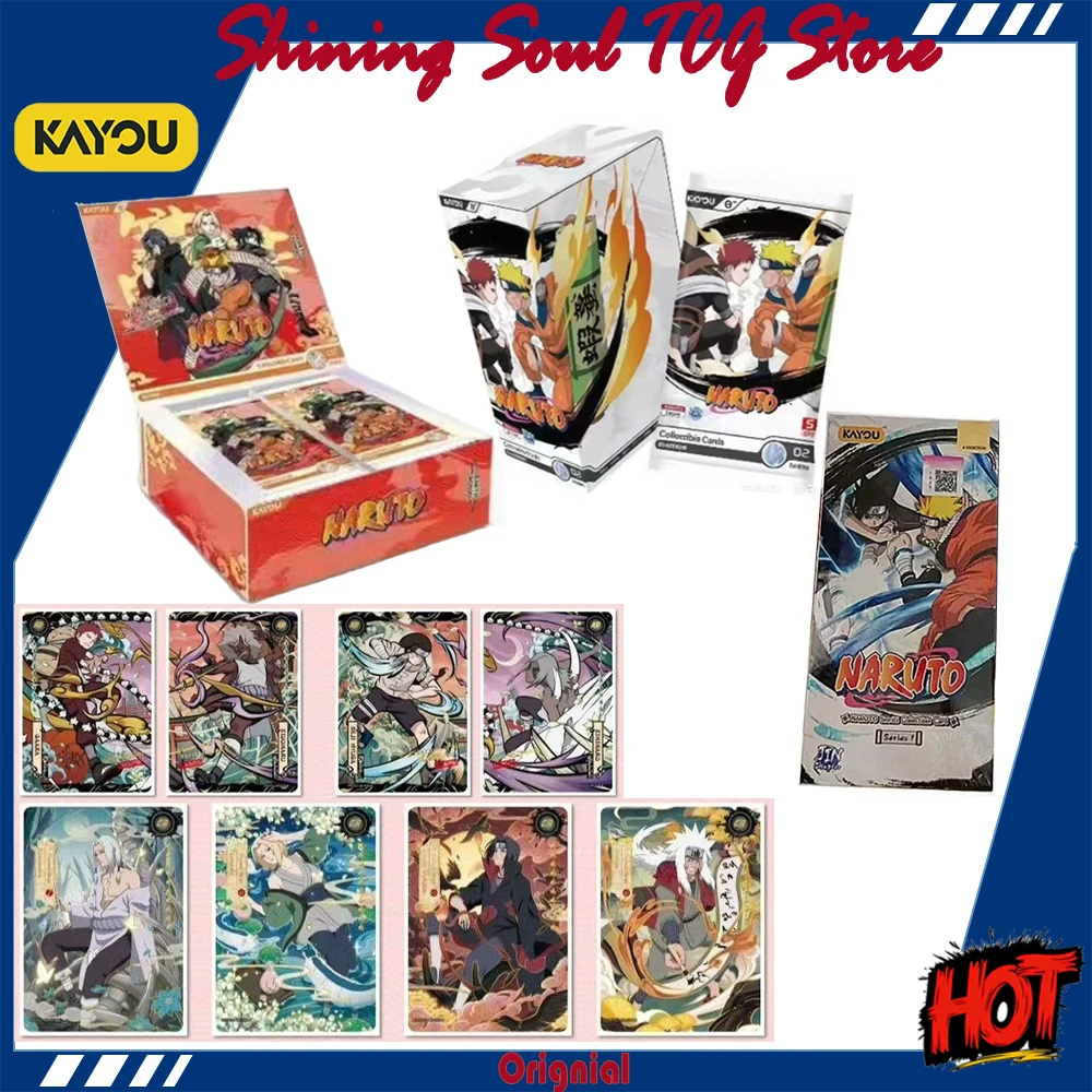 

Genuine KAYOU Naruto Overseas English Version Smriti Cards, Soldier Chapter Vol.9 - Earth Scroll TCG Anime Peripheral Gift Toy