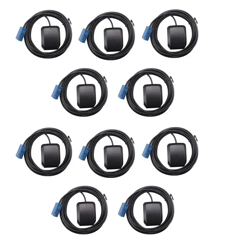 10X Vehicle Active GPS Navigation Antenna Fakra C Blue Car Antenna For Ford Dodge RAM GM GMC Jeep -BMW --A08Q