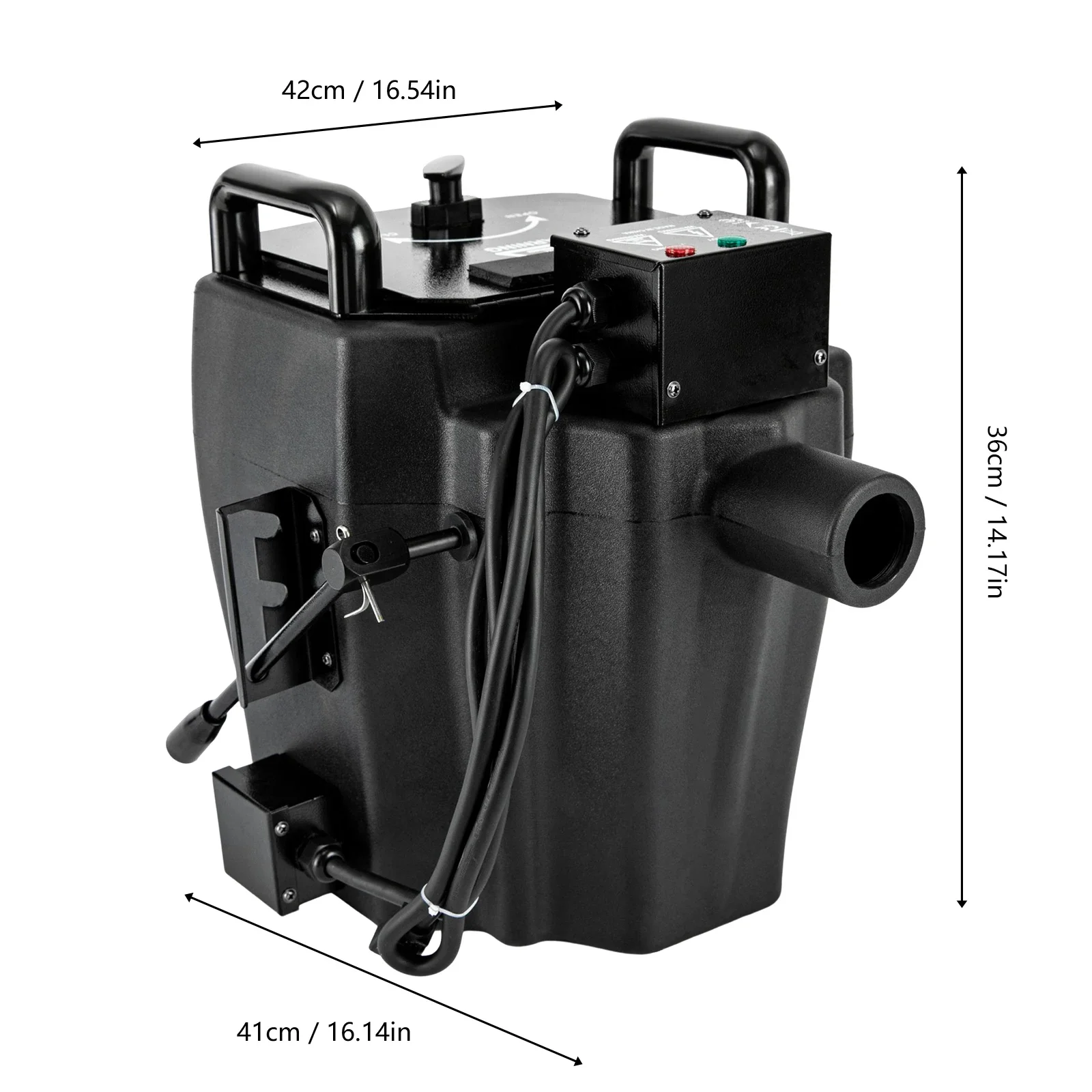 

3500W Professional Stage Dry Ice Effect Fogger Machine with Tube & Large Nozzle for Party DJ Low Lying Smoke Machine