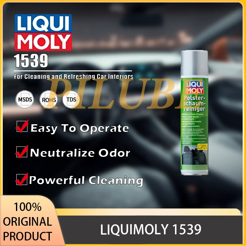 

LIQUIMOLY 1539, пенопластовый очиститель салона, эффективно удаляет грязь, обеспечивает глубокую очистку для автомобильной кабины, оригинальный продукт